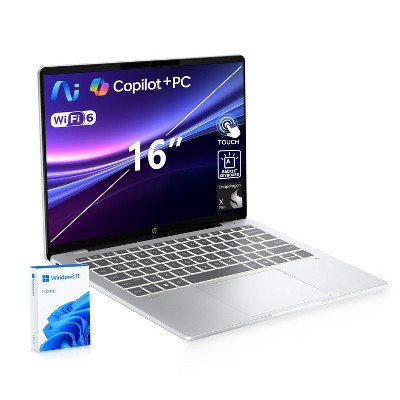 HP OmniBook 5 16" AI Laptop, Touch 60Hz, Snapdragon X Plus 42, Adreno X1-45, 32GB RAM, 2TB SSD, Wi-Fi 6, W11H, Silver | Target