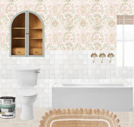 Answering design delimma questions from bloomingnest.com in club bloom! Bathroom help! 
#thebloomingnest #bathroomrefresh #bathroom #rug #bathroomcabinet 

#LTKstyletip #LTKhome #LTKSeasonal