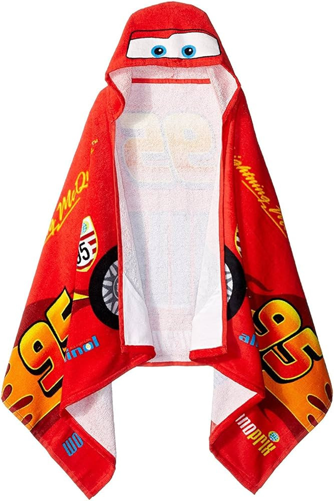Jay Franco Kids Hooded Bath and Beach Towel – Soft & Cozy 22" x 51" 100% Cotton Pool Towel, Off... | Amazon (US)