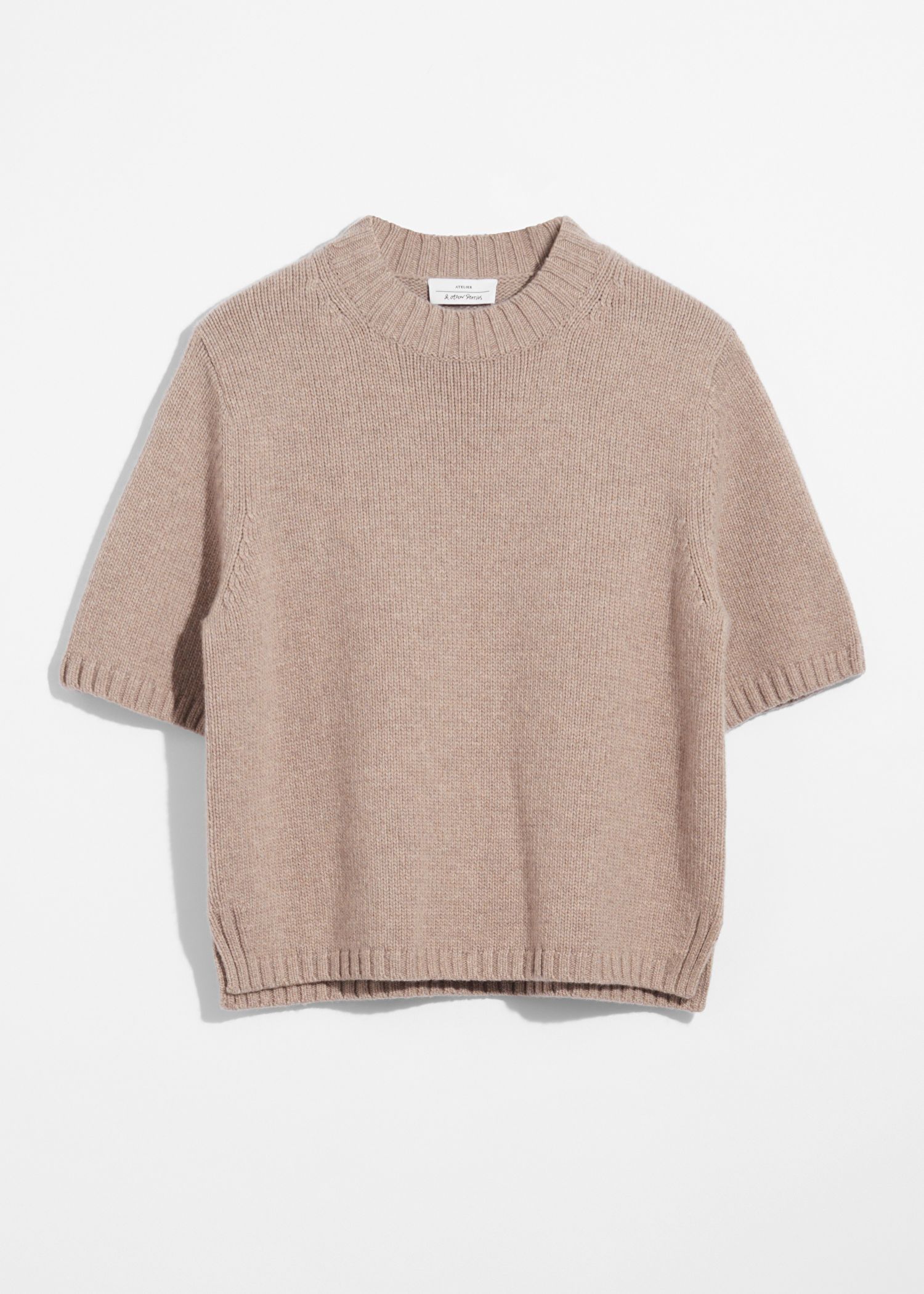 Cashmere-Blend Knit T-Shirt | & Other Stories US