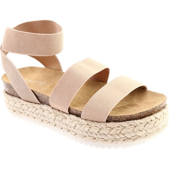 Women's Portland Boot Company Gigi Espadrille Flatform Sandal | Walmart (US)