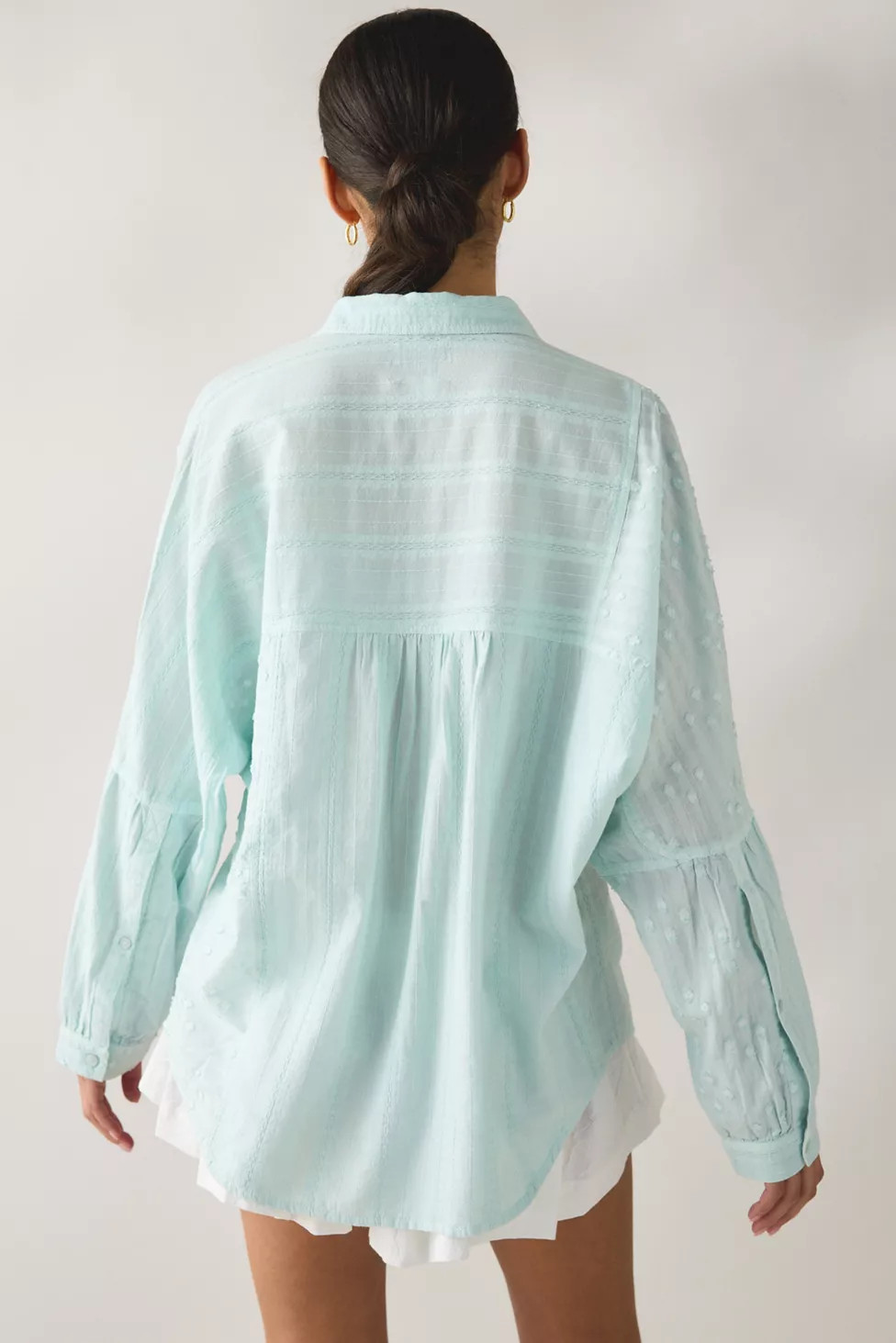 BDG Alex Oversized Cotton Button-Down Shirt | Urban Outfitters (US and RoW)
