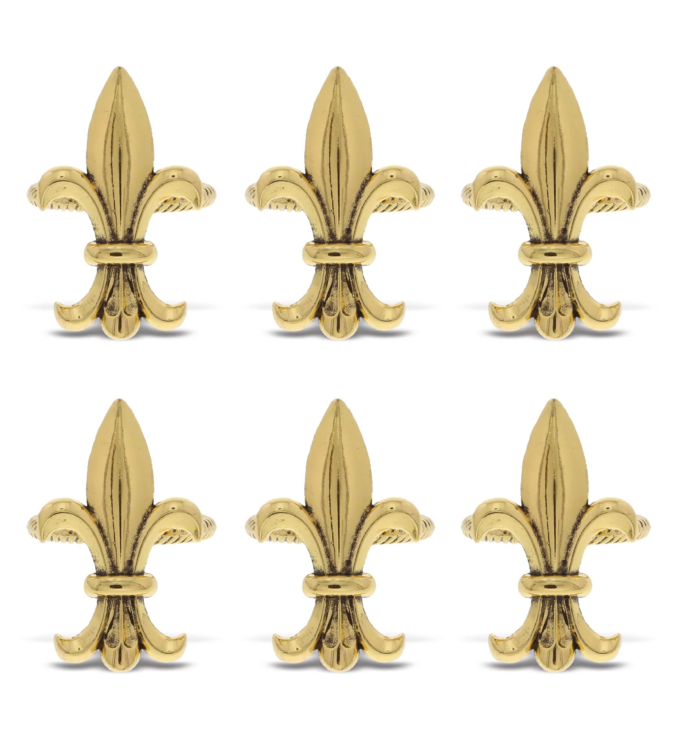 KitchaBon Gold Napkin Rings Set of 6, Table Setting Centerpiece Decor Napkins Ring Holders, Napki... | Walmart (US)