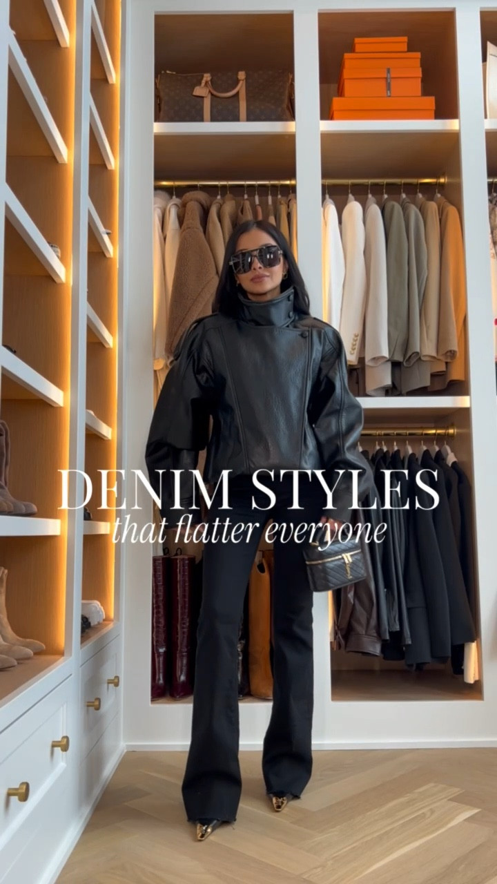 Denim styles that flatter everyone. The right cut makes all the difference when it comes to creating an elongating, balanced silhouette. These are the fits I always recommend because they’re timeless, versatile, and instantly polished.

Mother Lasso Sneak - runs TTS, wearing a 24.
Veronica Beard Beverly - runs TTS, wearing a 24.
Mother Hustler Roller Sneak - runs TTS, wearing a 24.
Levi’s Ribcage Wideleg - runs TTS, wearing a 24.

miamiamine denim styles that flatter everyone flattering jeans guide elevated everyday denim chic wardrobe staples high rise wide leg bootcut straight leg polished casual outfit timeless denim trends

#LTKPetite #LTKmomlife #LTKOver40