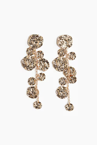 H & M - Long earrings - Gold | H&M (UK, MY, IN, SG, PH, TW, HK)