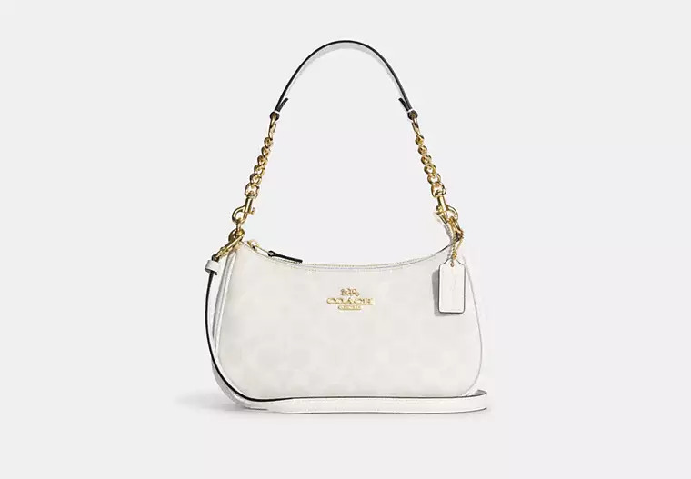 Teri Shoulder Bag In Signature Canvas | Coach Outlet US