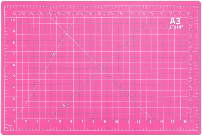 anezus Self Healing Cutting Mat for Rotary Cutting, 17.8" x 11.9", Pink | Amazon (US)