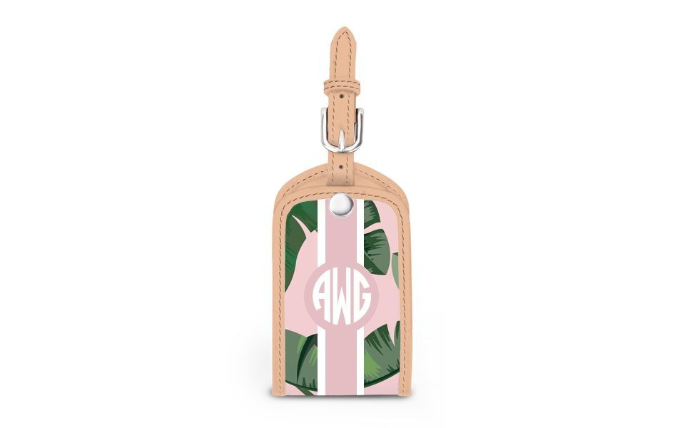 Landry Luggage Tag - Monogram Stripe | Barrington Gifts