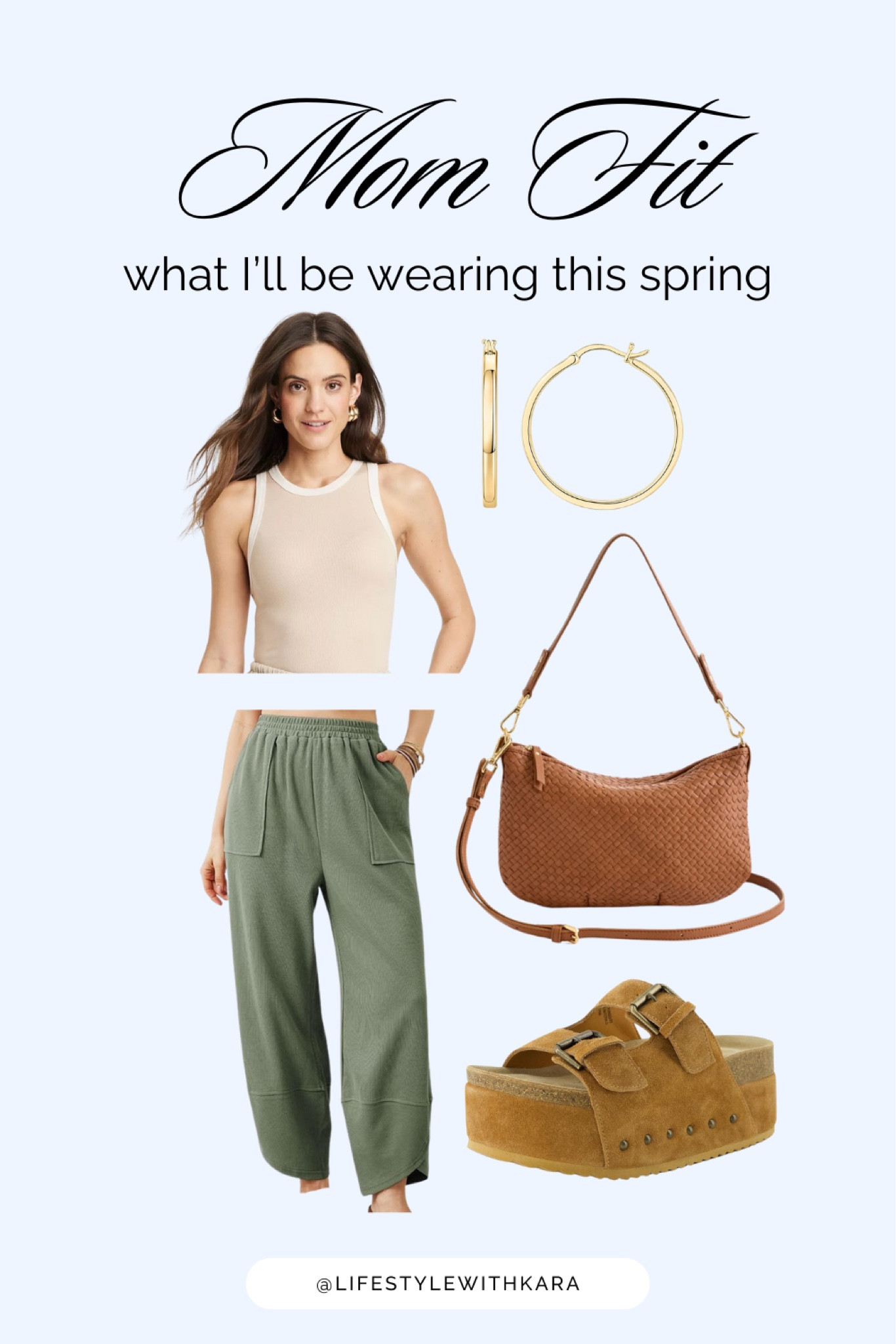 Spring realistic mom fit that’s not a ton of effort and mostly basics but looks cute & put together 🤎

#LTKFindsUnder50 #LTKStyleTip #LTKFamily