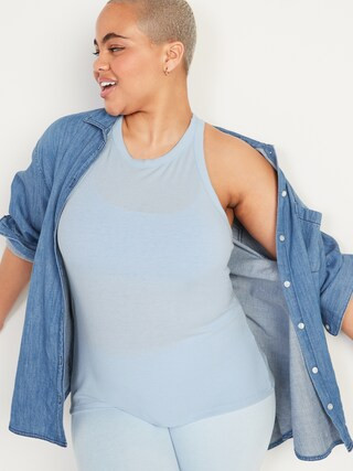 UltraLite Racerback Rib-Knit Performance Tank for Women | Old Navy (US)