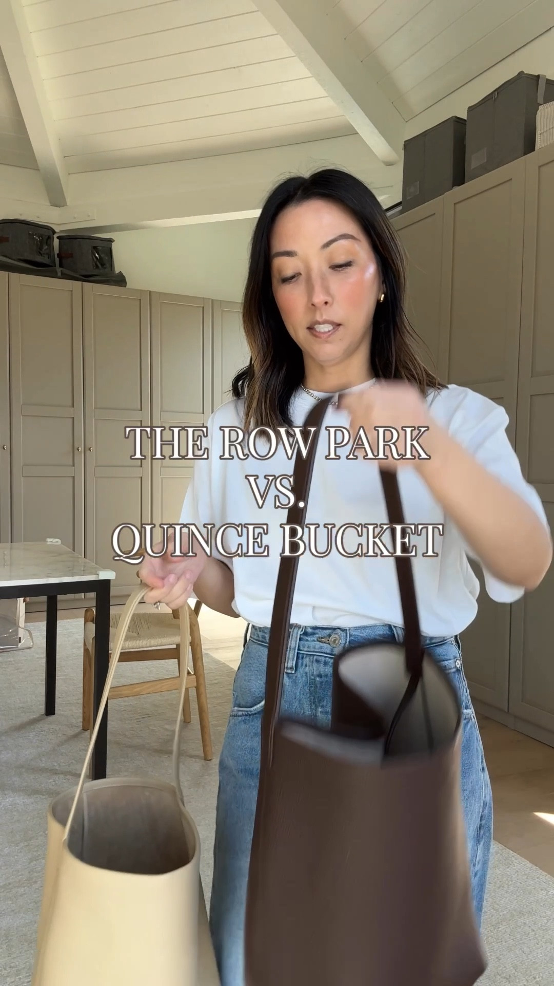 Quince now has a nearly identical bag to the Row Park. Medium size. Pebbled leather- very nice and stunning. Maybe slightly larger than the Park medium, but in a good way. Not overly large. This will sell out!

#LTKPetite #LTKmomlife