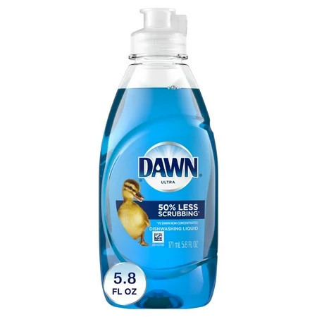 Dawn Ultra Liquid Dish Soap, Dishwashing Liquid, Grease Removal, Original, 5.8oz | Walmart (US)
