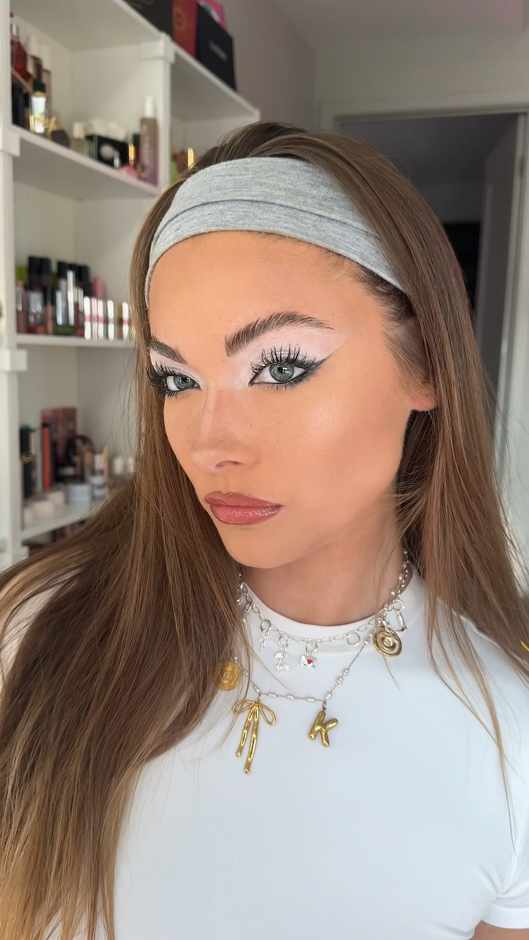 icy white eyeshadow tutorial ❄️🤍🫧