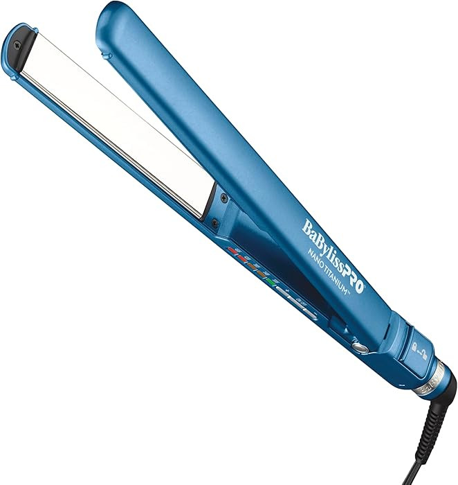 Nano Titanium Ultra-Thin Hair Straightener, Professional Flat Iron, 5-Inch Extended Plates for Fa... | Amazon (US)