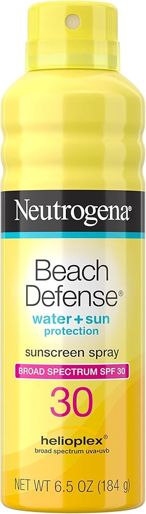 Neutrogena Beach Defense Body Spray Sunscreen with Broad Spectrum SPF 30, Water-Resistant and Oil... | Amazon (US)