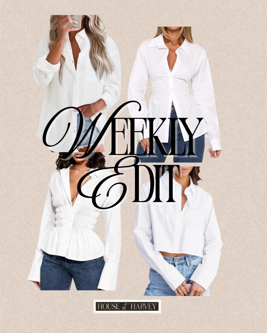 WEEKLY EDIT- this week it's all about timeless neutrals styled with purpose-camel knits, ivory trousers, crisp button-downs, and tailored layers. This week is about looking put together while leaning into calm, intentional routines: morning coffee rituals, tidy spaces, simple meals, and outfits that make everyday life feel elevated. I found the best pieces all from Amazon and under $100! These white button down tops are so chic! All linked ⬆️

#Itkcreator #Itkfinds #Itkwatchnow #Itkstyletip #amazon #amazonfinds #chic #whitebuttondownshirt 

#LTKSeasonal #LTKOver40 #LTKootd