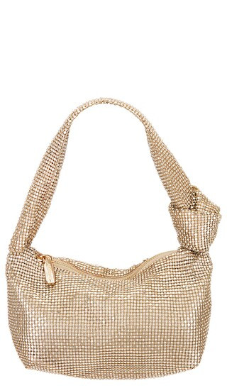 Isabella Slouch Bag in Gold | Revolve Clothing (Global)