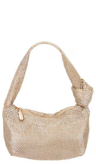 Isabella Slouch Bag in Gold | Revolve Clothing (Global)