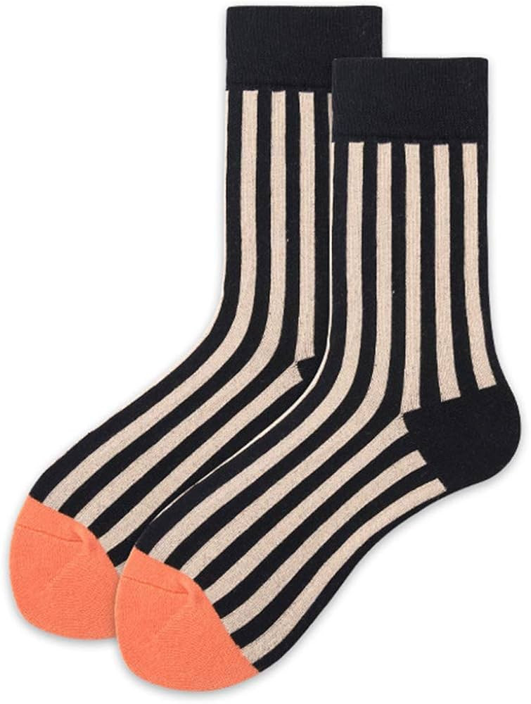 Socks 1 Pair Strip Socks Vertical Striped Printing Street Style Hosiery for Men Women | Amazon (US)