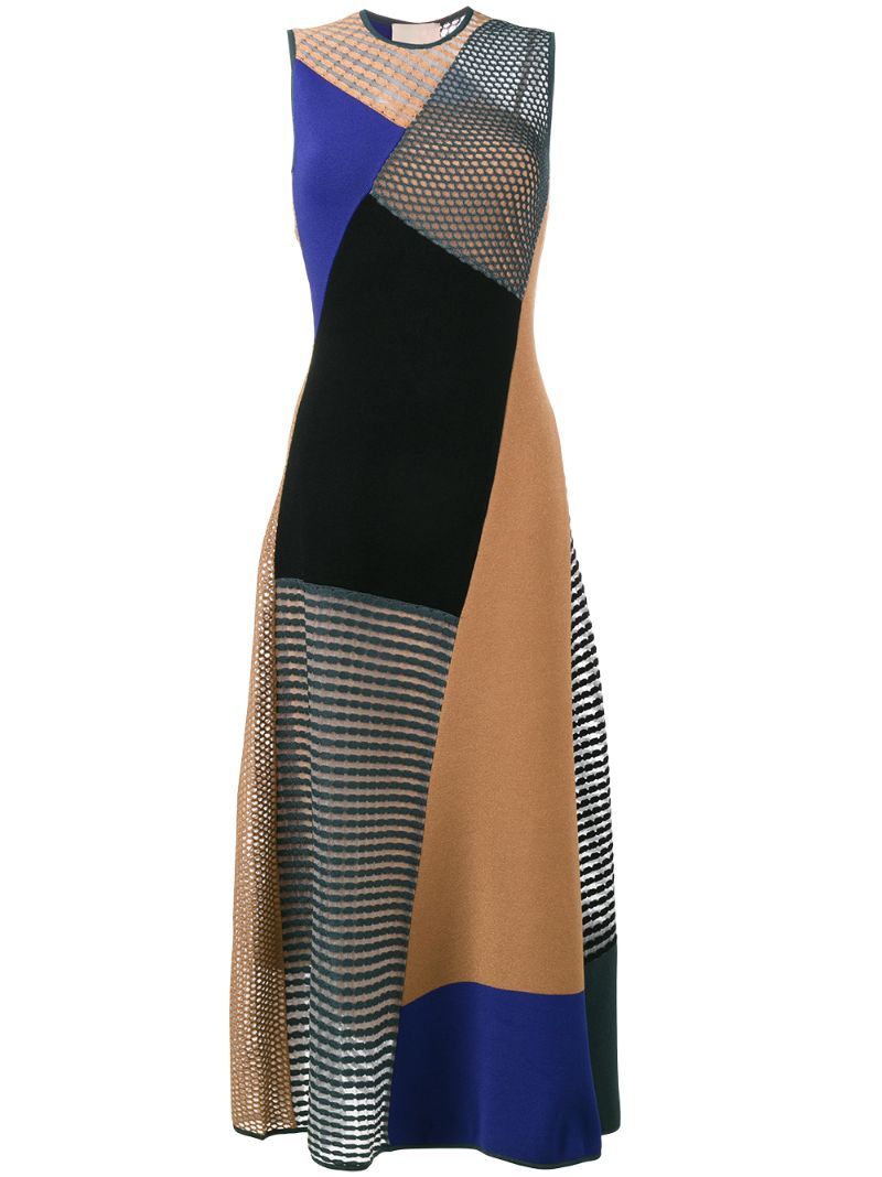 Roksanda Patchwork shift dress - Multicolour | FarFetch Global
