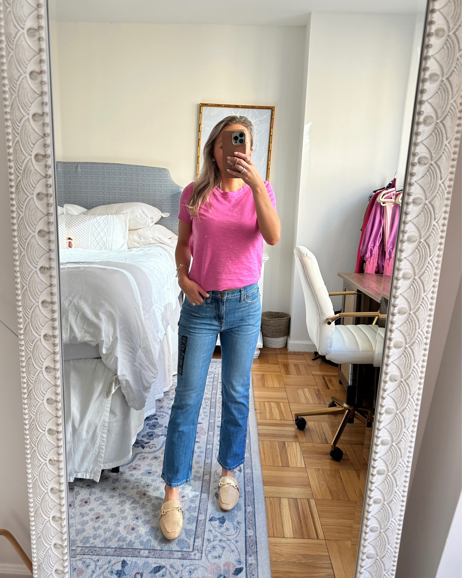 J Crew Factory Petite Jeans. Top is XS and jeans are 25P!

#LTKstyletip #LTKSpringSale #LTKshoecrush