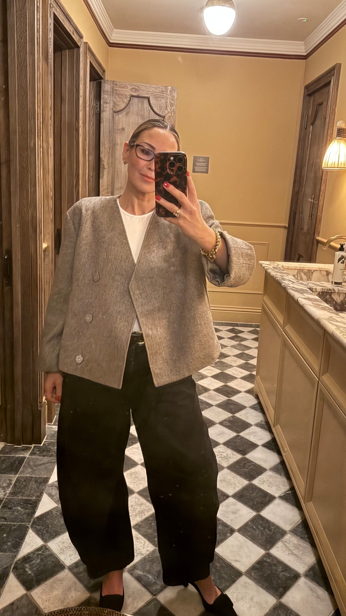 Today’s outfit 🤍 

Grey jacket / Anthropologie / Free People Jeans / spring outfit / March outfit / petite style / petite dressing / petite jeans 

#LTKspring #LTKuk #LTKpetite