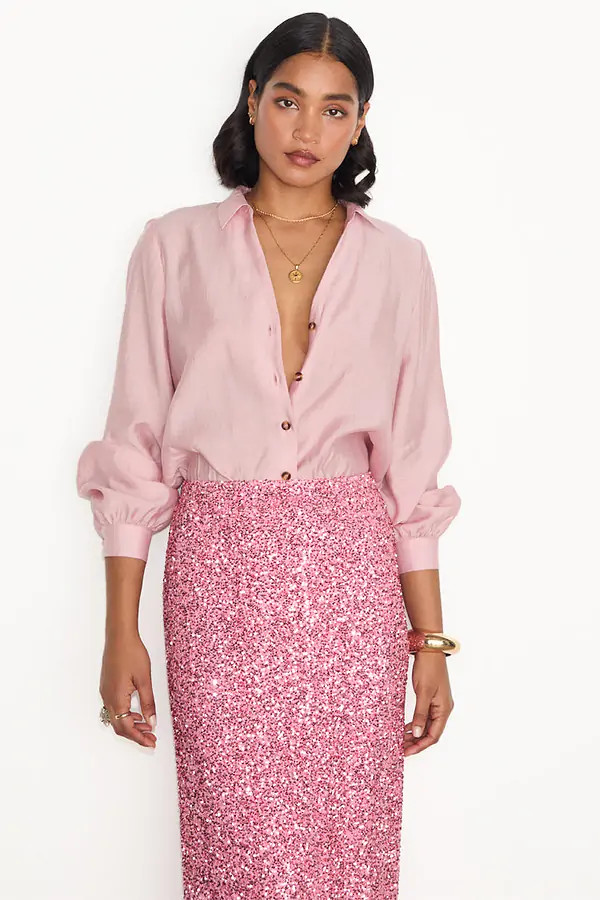 Pink Miley Shirt | Never Fully Dressed (UK & IE)