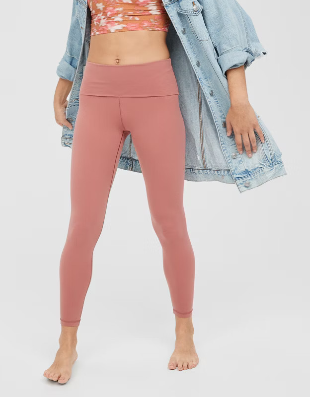 OFFLINE By Aerie Real Me High Waisted Foldover Legging | Aerie