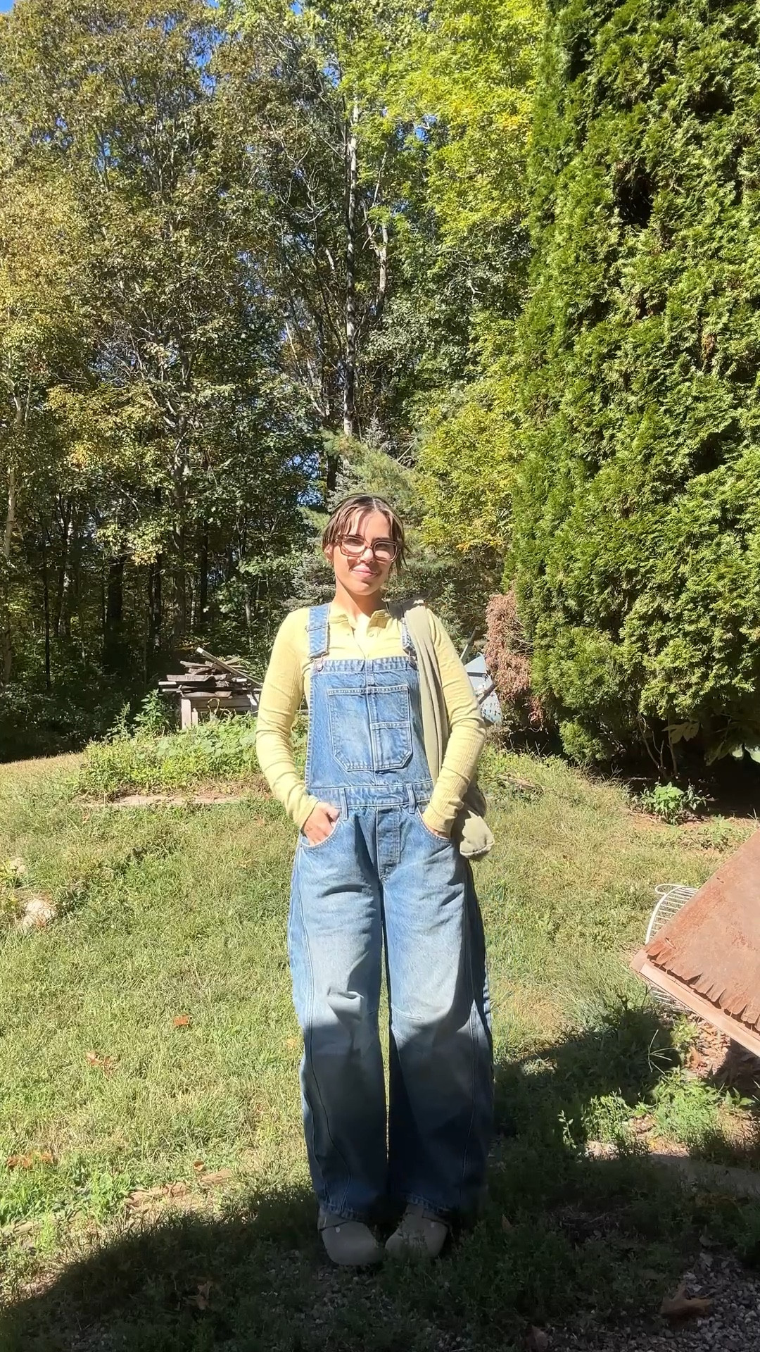 Fall weather means overall weather and I’m here for it!  

#LTKOver40 #LTKPetite