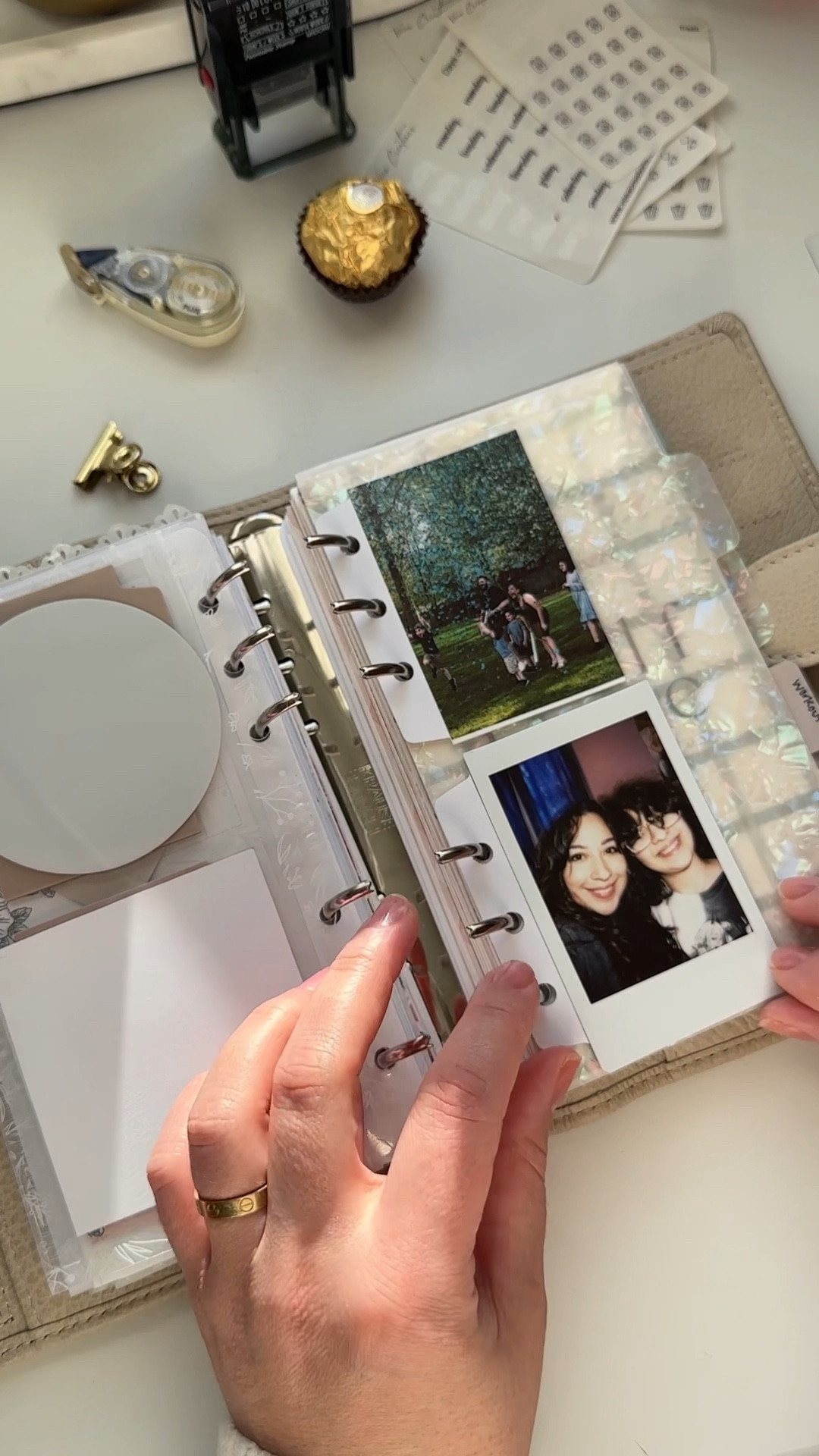 DIY to adding photos to your binder /planner without ruining them. 
#LTKdiy 

#LTKfindsunder50 #LTKVideo #LTKkids