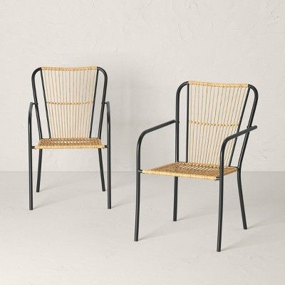 Nolina 2pk Patio Armchairs - Opalhouse™ designed with Jungalow™ | Target