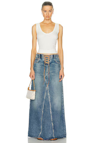 Scallop Edge Pointelle Tank Top | FWRD 