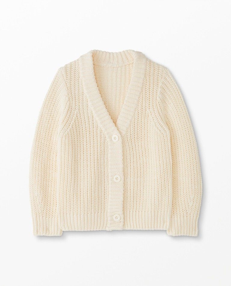 Cardigan In Combed Cotton | Hanna Andersson