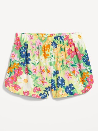 High-Waisted Poplin Pajama Boxer -- 2-inch inseam | Old Navy (US)