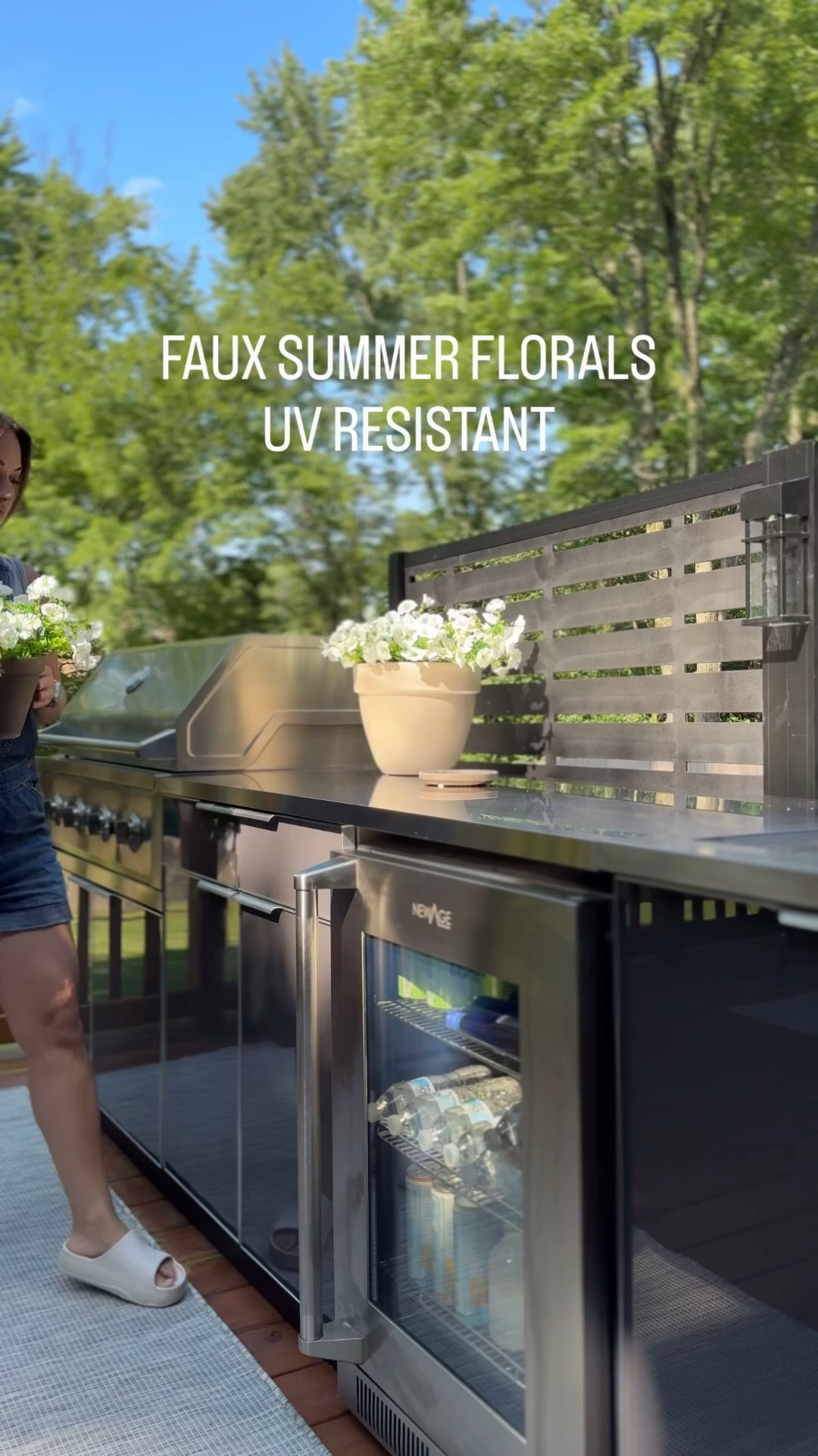 these uv resistant outdoor flowers are perfect for low maintenance, black thumb people. they look real and will last years and years 

#LTKHome #LTKSeasonal #LTKSaleAlert