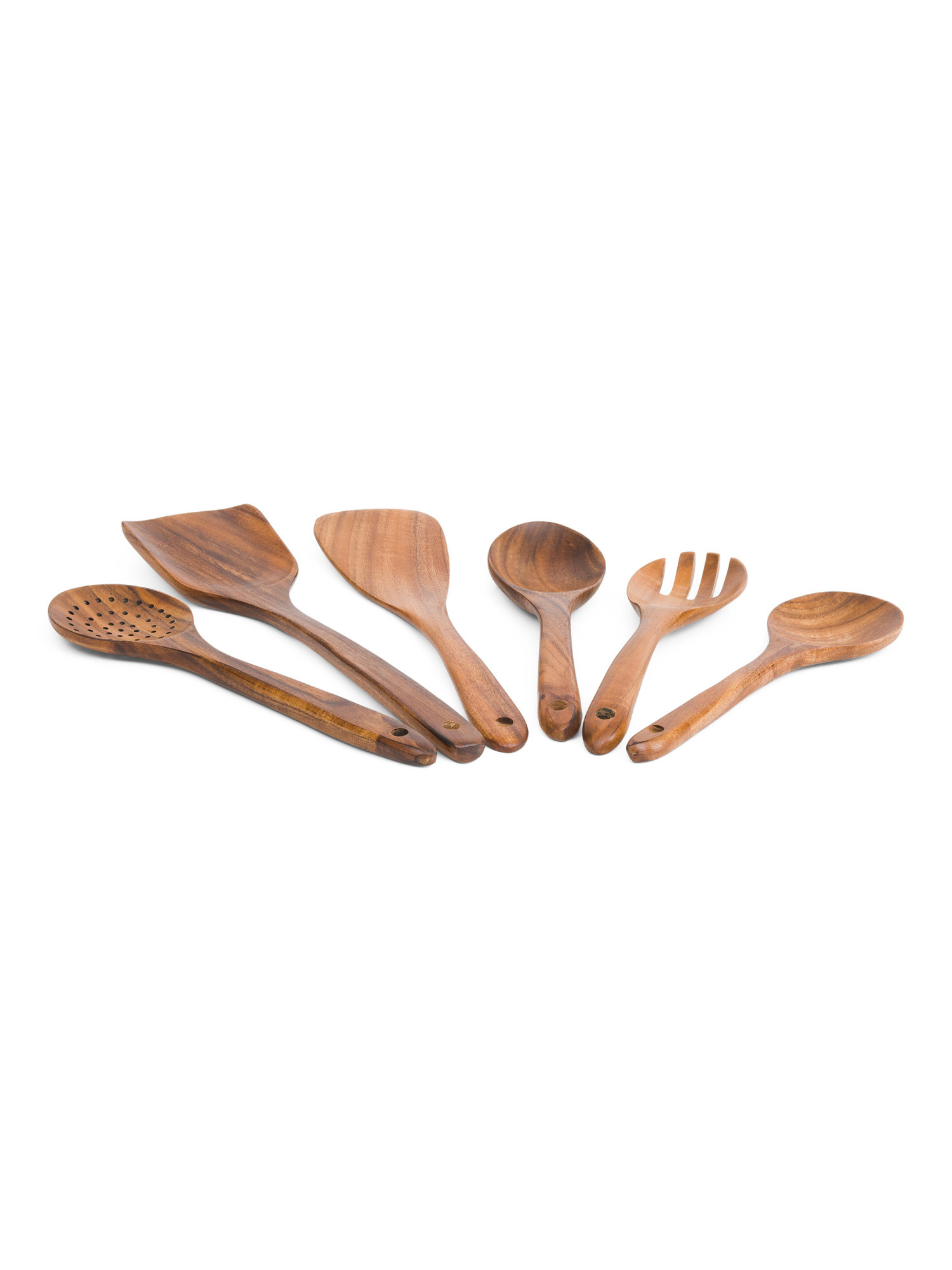 6pc Teakwood Utensils Set | TJ Maxx