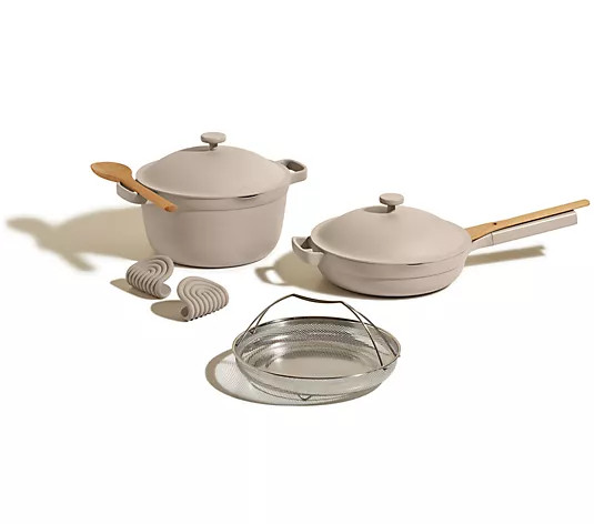 Our Place Home Cook Duo Always Pan & Perfect Pot 2.0 w/ Hot Grips - QVC.com | QVC