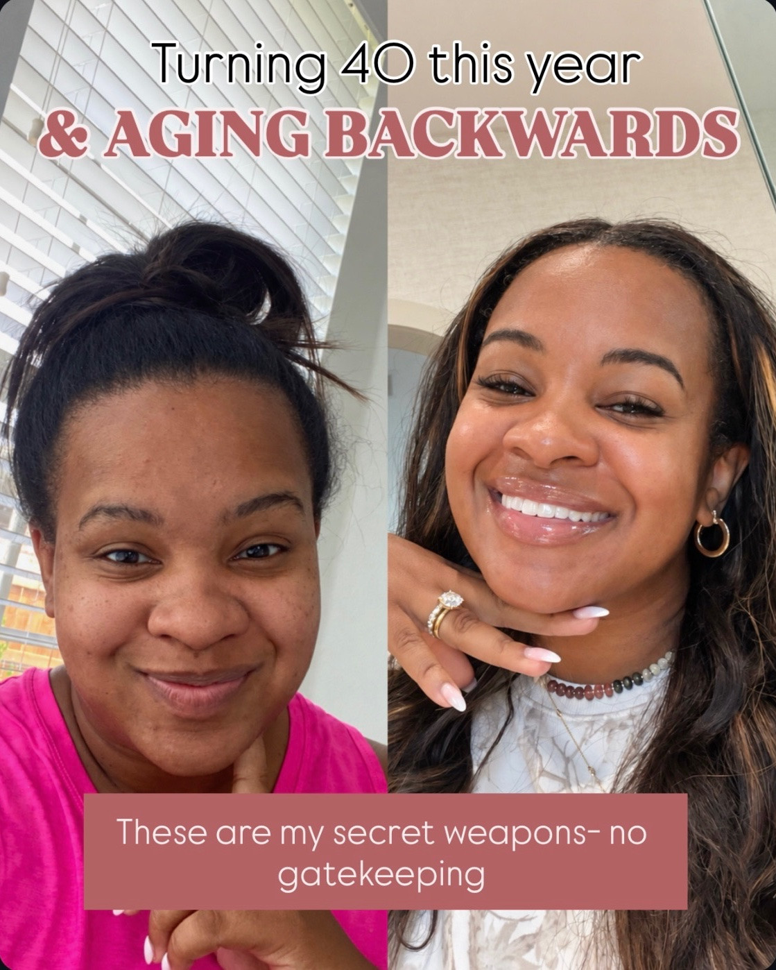 Turning 40 & aging backwards! Here are my secret weapons 🤭