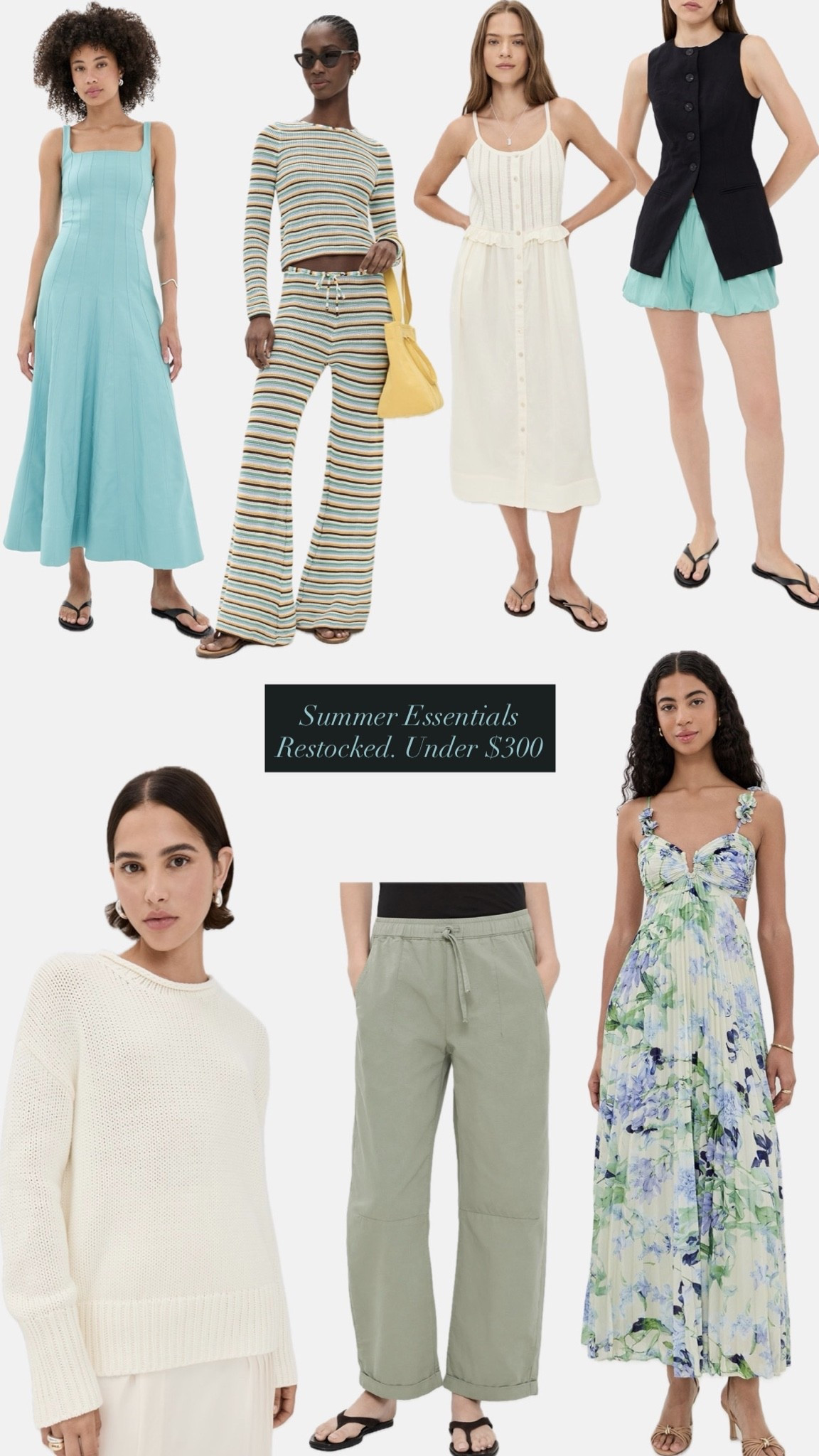 Shopbop best selling summer essentials restocked — daily edit cover from Found by Em
