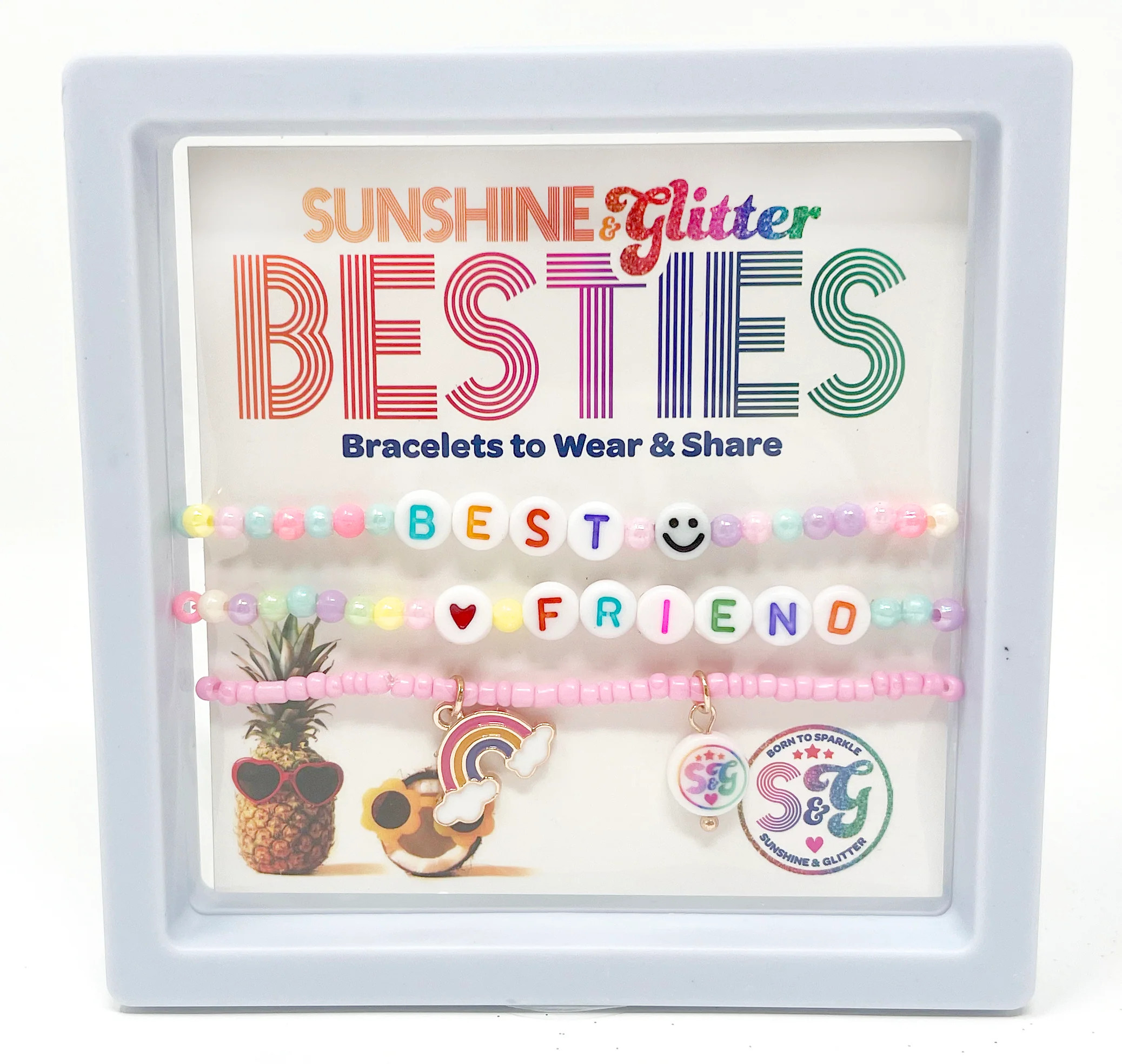 BESTIES Bracelet Set - BEST FRIEND | Sunshine & Glitter