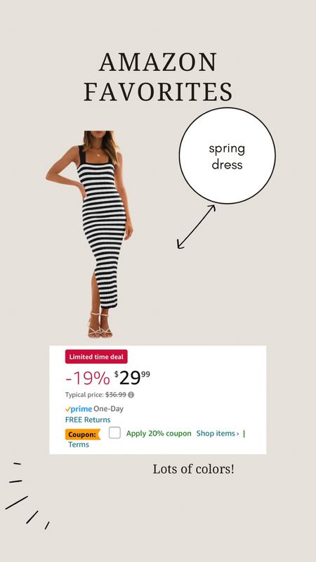 Amazon daily deal
Spring dress
Amazon fashionn

#LTKfindsunder50 #LTKSeasonal #LTKsalealert