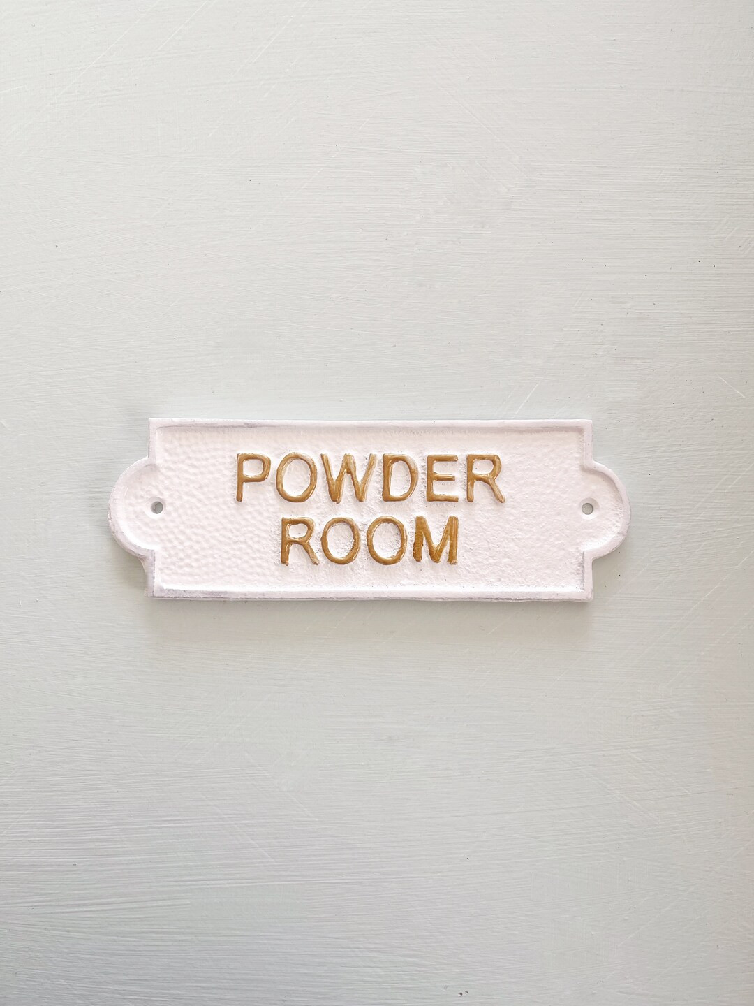 Powder Room Door Sign, French Bathroom Door Sign, Door Plaque, Vintage Style, Railway Style, Retr... | Etsy (US)