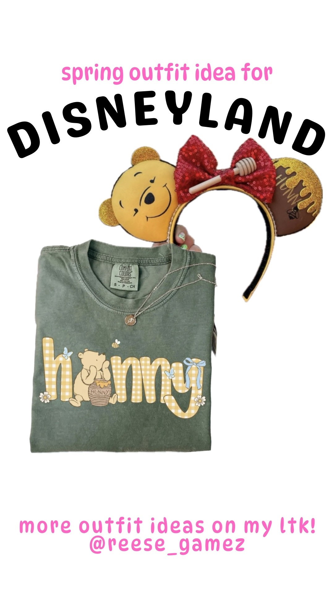 disney outfit, disneyland outfit, disney outfits, disneyland outfits, winnie the pooh outfit, mickey ears, minnie ears

#LTKTravel #LTKSeasonal #LTKootd