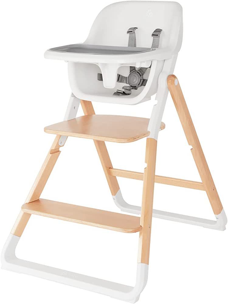Ergobaby Evolve Baby Essentials Portable High Chair, Natural Wood | Amazon (US)