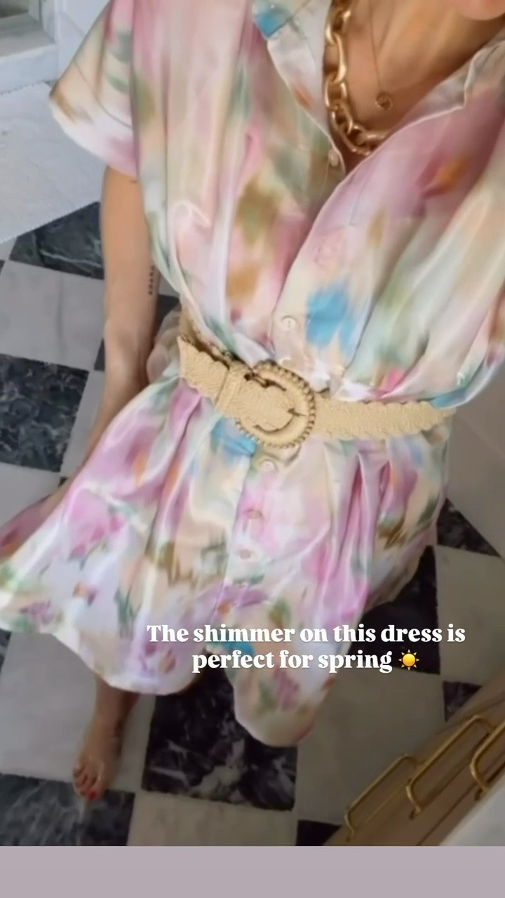 Love the colors & fabric of this dress! So fun for spring! This would be a great dress for Easter! Use code LOVERLY20 for 20% off when you spend $100 or more! Wearing S!

Loverly Grey, Anthropologie sale, spring dress, Easter dress 

#LTKSeasonal #LTKSaleAlert