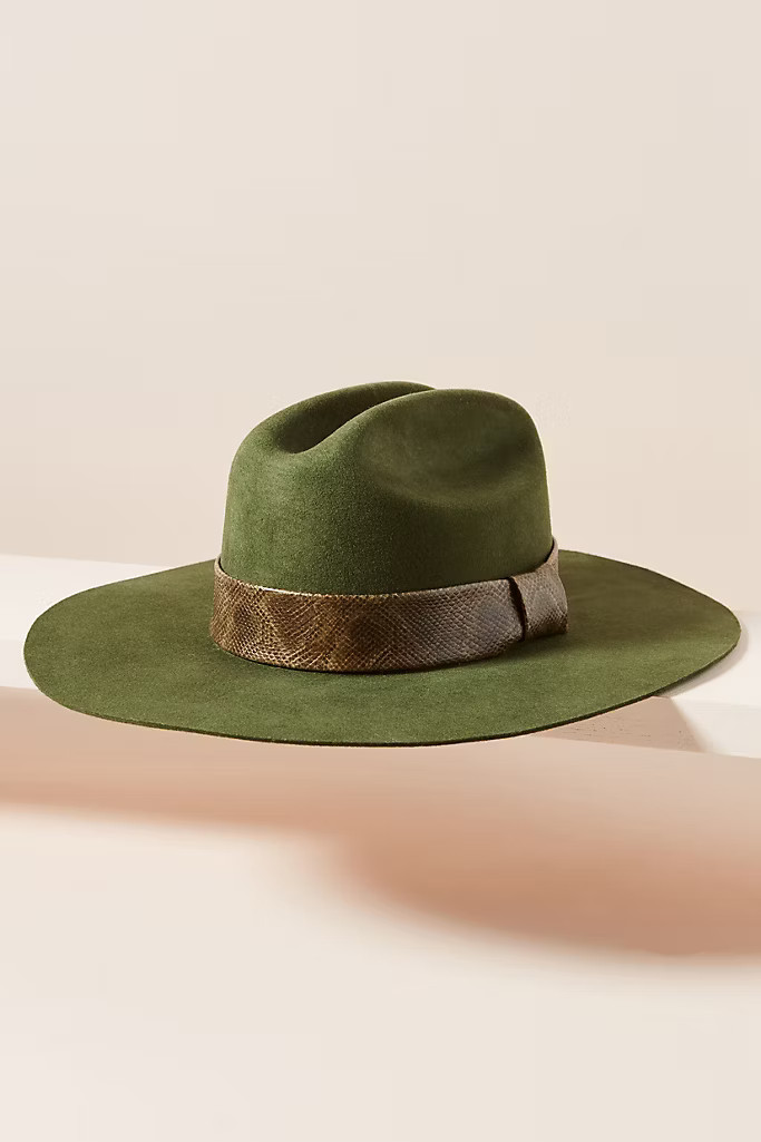 Serpentine Trimmed Rancher | Anthropologie (US)
