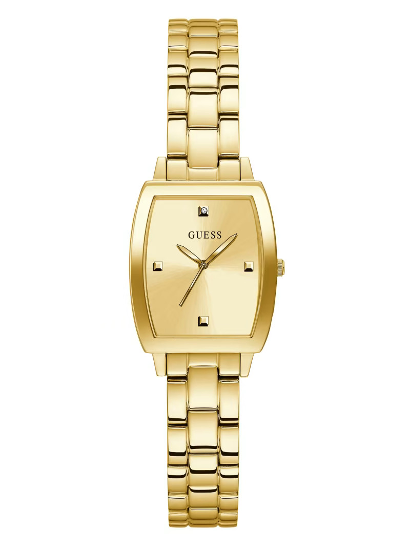 Gold-Tone and Diamond Analog Watch | Guess (US)