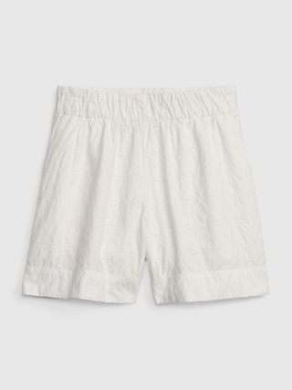 Eyelet Pull-On Shorts | Gap (US)