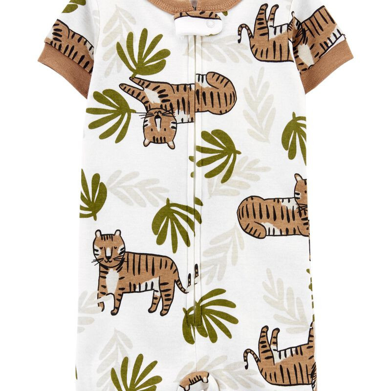 Baby 1-Piece Tiger 100% Snug Fit Cotton Romper PJs | Carter's