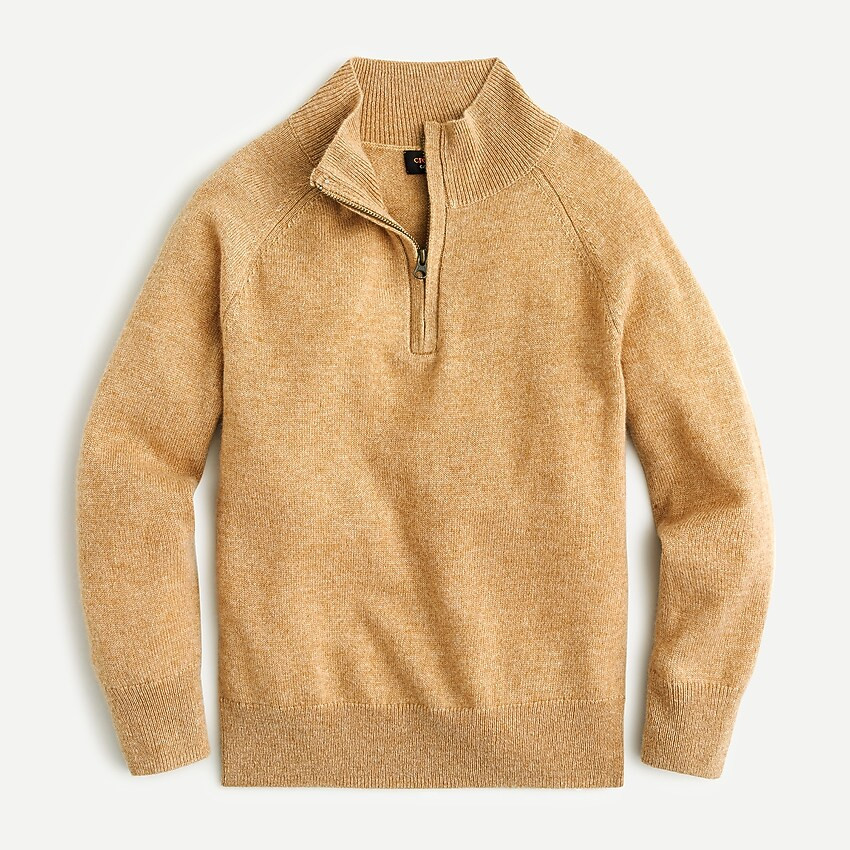 Boys' cashmere half-zip sweater | J. Crew US